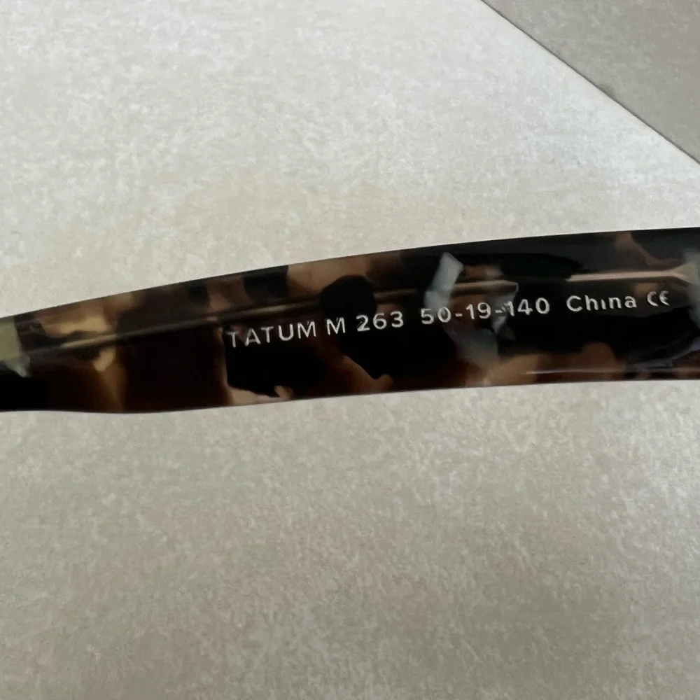Warby Parker Tatum M 263 Eyeglasses Optical Frame Glasses Smoky Pearl Tortoise